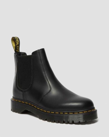 Dr Martens 2976 Bex Smooth Leather Chelsea Cizmy Damske Čierne | 2749-AOXVE